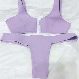Hoaka Swimwear - Cia Lilac Bikini Set